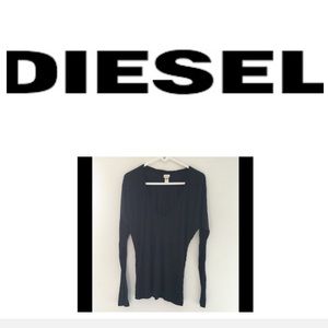 🖤 DIESEL deep V soft long sleeve top🖤